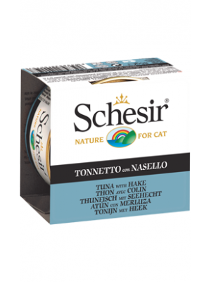 SCHESIR GATO ATUM COM PESCADA (GELATINA) 85GR